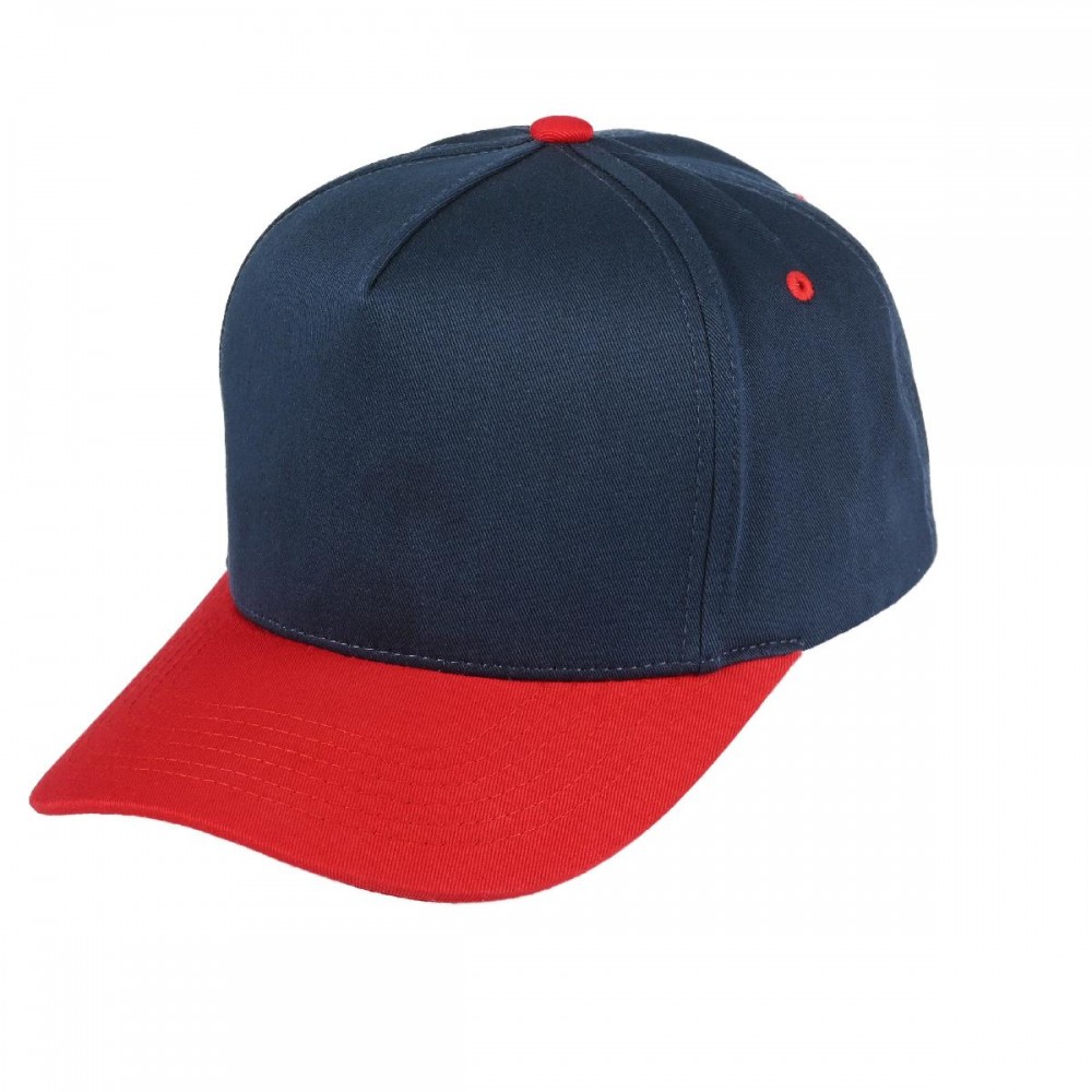 C.C TCM0002 Two Tone Canvas Trucker Cap - Snap Back Closure - One Size Fits Most - 100% Cotton view 2