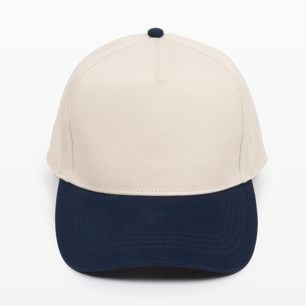 Two Tone Baseball Cap - One Size Fits Most - Snap Back Closure - 100% Cotton view 2