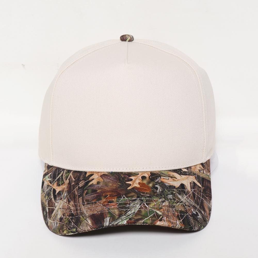 Camo Baseball Cap - One Size Fits Most - Snap Back Closure - 100% Cotton view 2