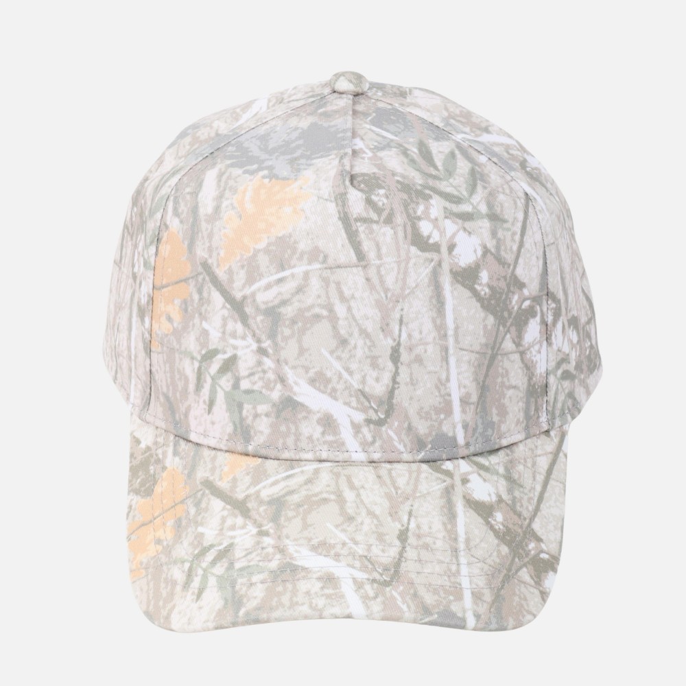 Camo Baseball Cap - One Size Fits Most - Snap Back Closure - 100% Cotton view 2