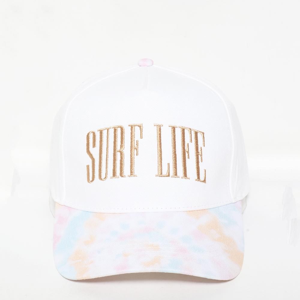 "OTTA OFFICE" Baseball Cap With Tie Dye Print Bill - One Size Fits Most - Snap Back Closure - 100% Cotton view 2