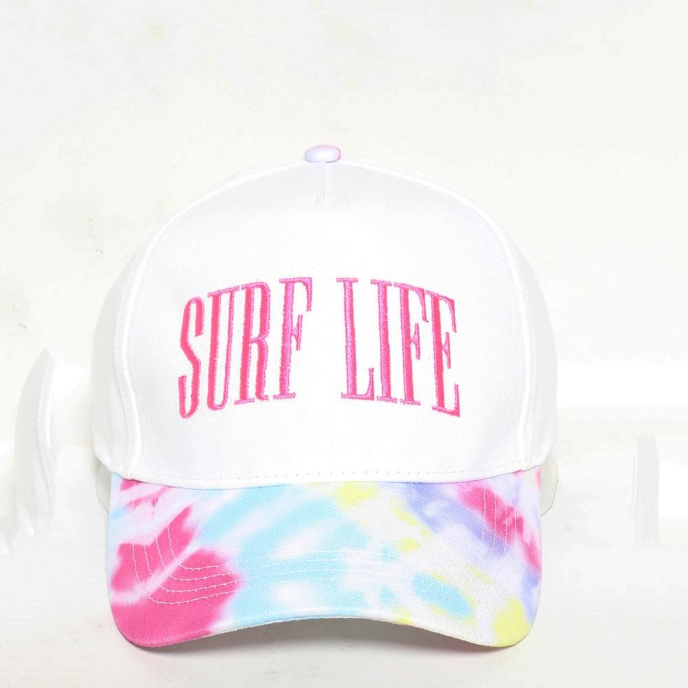 "OTTA OFFICE" Baseball Cap With Tie Dye Print Bill - One Size Fits Most - Snap Back Closure - 100% Cotton view 2