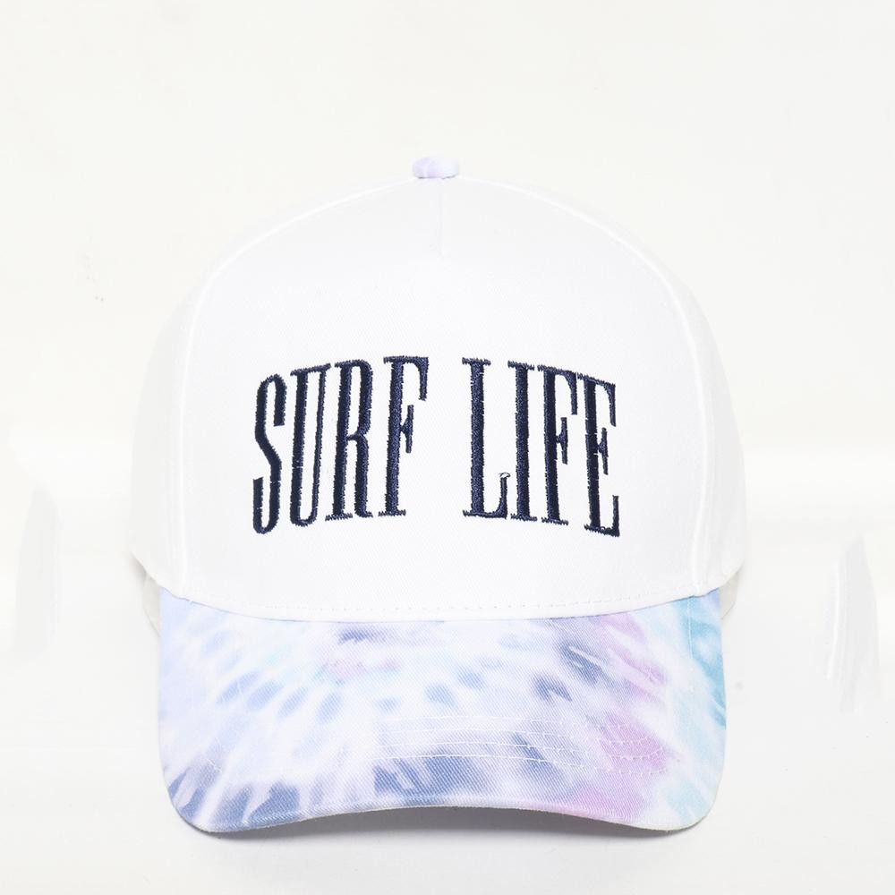 "OTTA OFFICE" Baseball Cap With Tie Dye Print Bill - One Size Fits Most - Snap Back Closure - 100% Cotton view 2