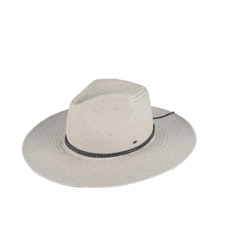 C.C PNC-0005 Panama Hat Paper Panama Hat - One Size Fits Most (Internal Drawstring Adjustable) - 100% Paper - Brim Approximately 3.5" L view 2