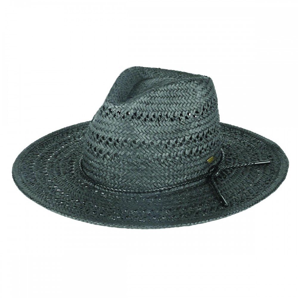 C.C CBC-0136 Panama Hat Open Weaved Panama Hat With PU String Band - One Size Fits Most (Internal Drawstring Adjustable) - 100% Paper - Brim Approximately 3.25" L view 2