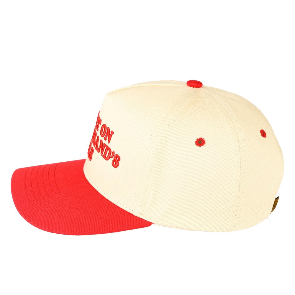 C.C TCM-0050 Two Tone Embroidered "PUT IT ON MY HUSBAND'S TAB" Trucker Cap - Snap Back Closure - One Size Fits Most - 100% Cotton view 6