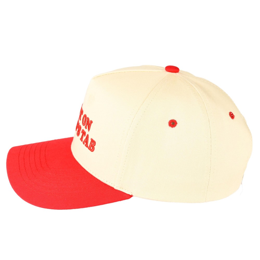 C.C TCM-0051 Two Tone Embroidered "PUT IT ON MY DAD'S TAB" Trucker Cap - Snap Back Closure - One Size Fits Most - 100% Cotton view 6