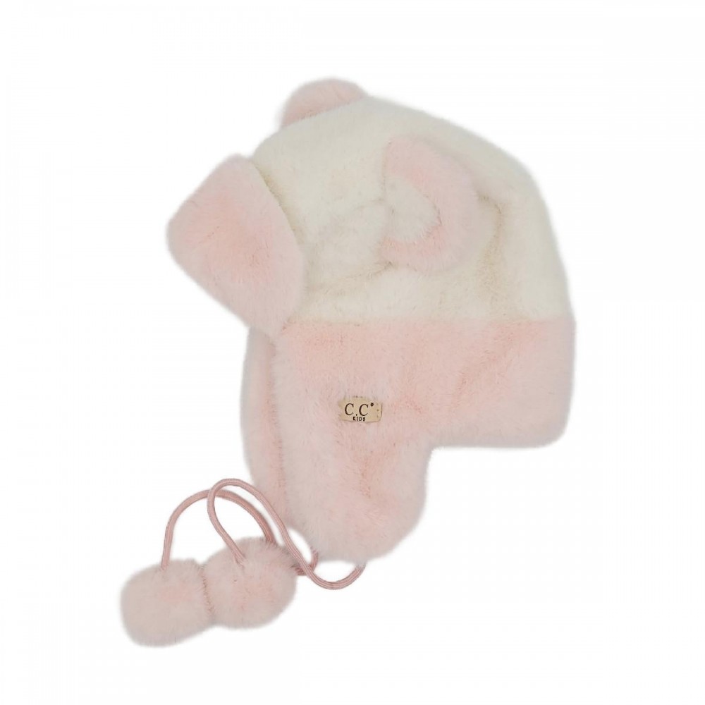 C.C KD-TRC0073 Faux Fur Trapper Hat - 100% Polyester - One Size Fits Most view 6