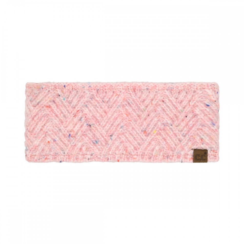 C.C HWE0143 Criss Cross Headwrap - 66% Recycled Polyester / 24% Acrylic / 5% Wool / 5% Nylon - One Size view 2