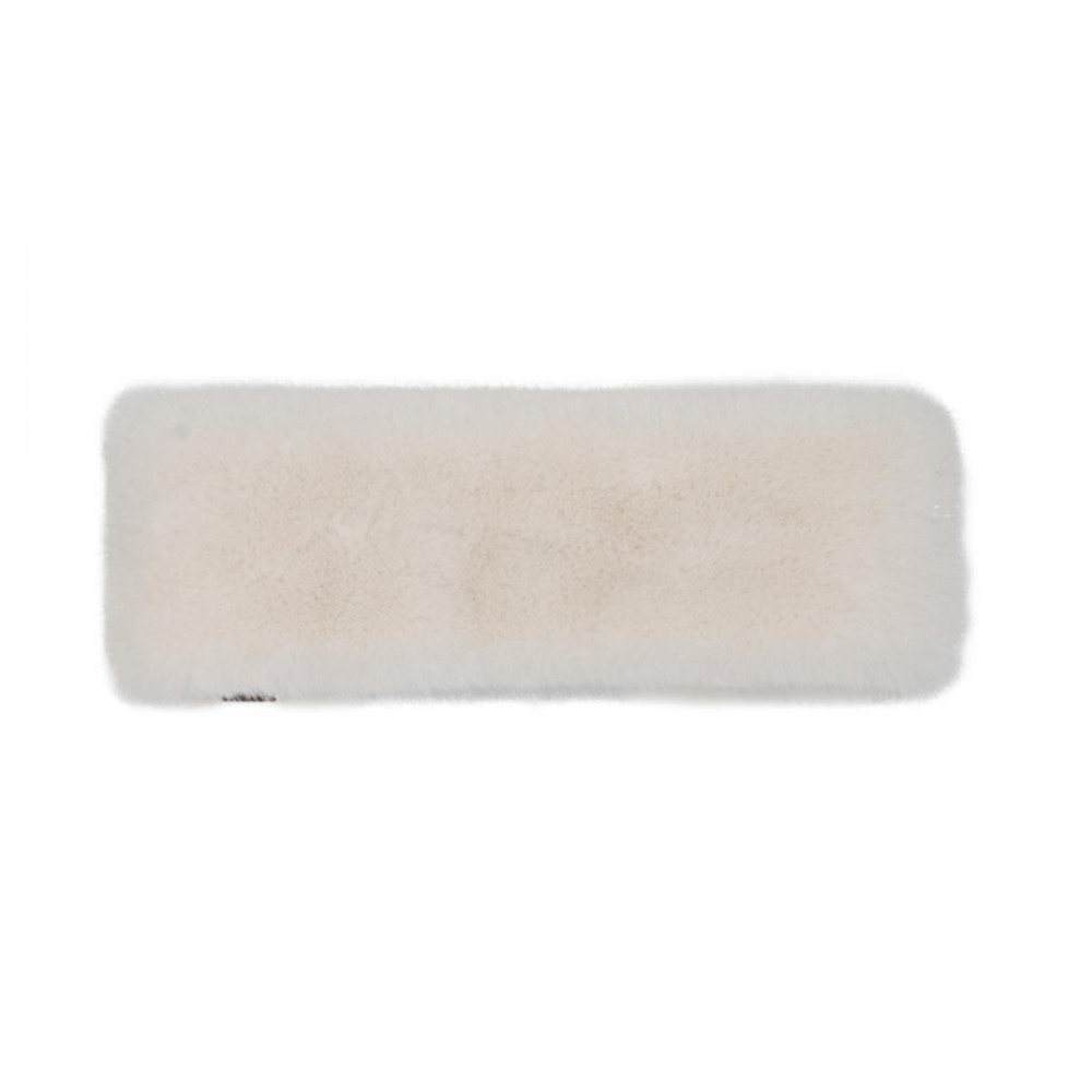 C.C HWE0169 Glitter Short Fur Headwrap - 100% Polyester - One Size view 2