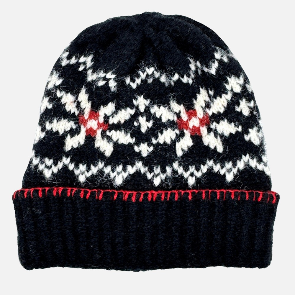 Do Everything In Love Fuzzy Knit Nordic Cuff Beanie - One Size Fits Most - 100% view 4