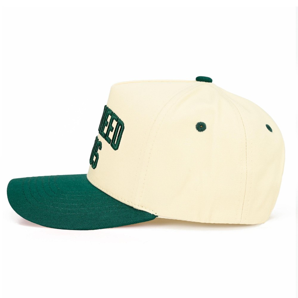 C.C TCM0092 Two Tone "Y'ALL NEED JESUS'" Canvas Embroidered Baseball Cap - Snap Back Closure - One Size Fits Most - 100% Cotton view 4