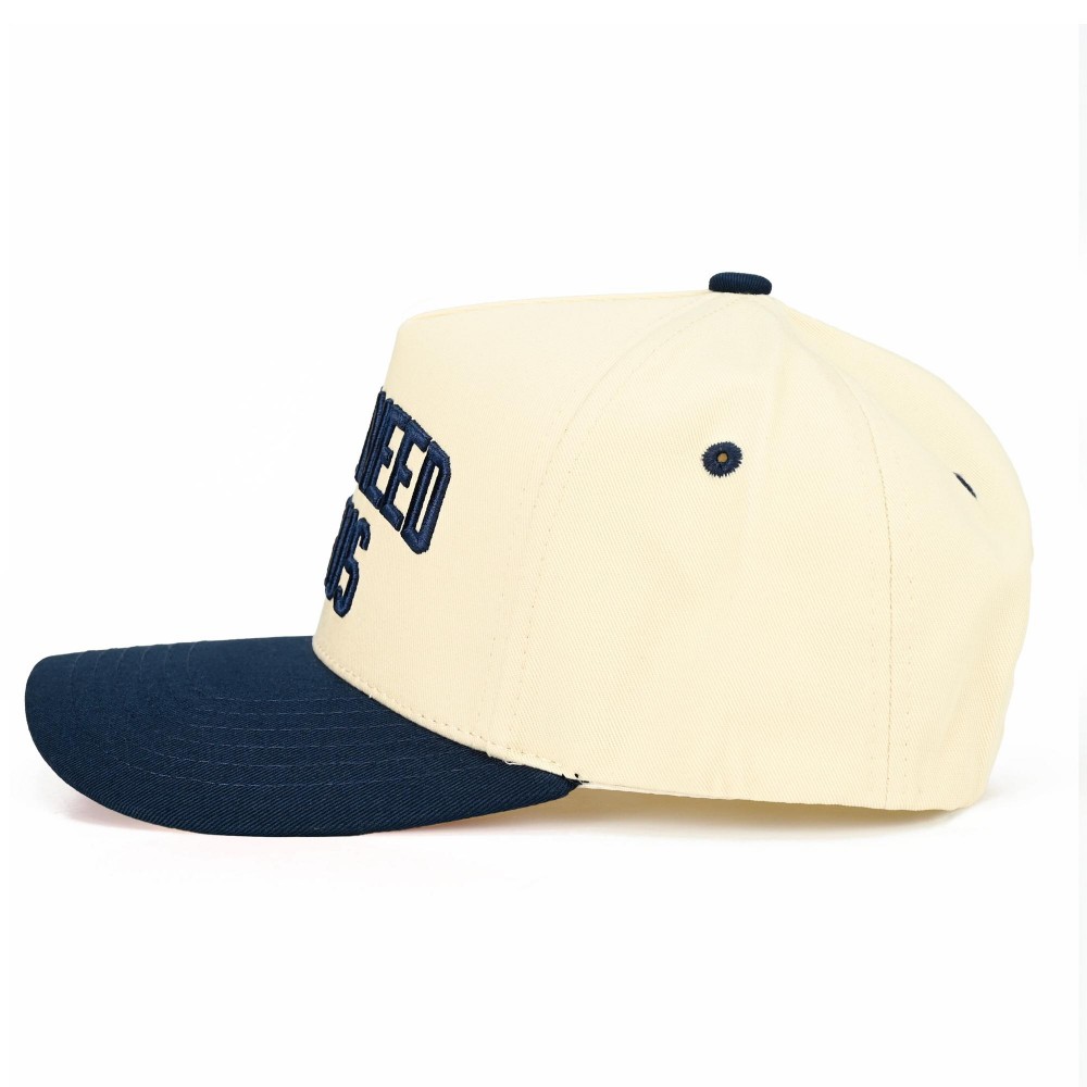 C.C TCM0092 Two Tone "Y'ALL NEED JESUS'" Canvas Embroidered Baseball Cap - Snap Back Closure - One Size Fits Most - 100% Cotton view 4