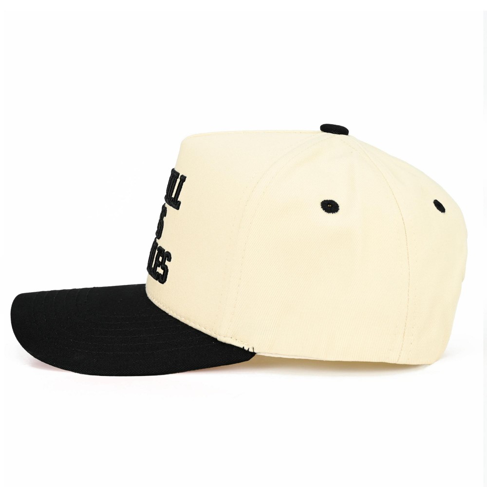 C.C TCM0094 Two Tone "He Still Does Miracles'" Canvas Embroidered Baseball Cap - Snap Back Closure - One Size Fits Most - 100% Cotton view 4