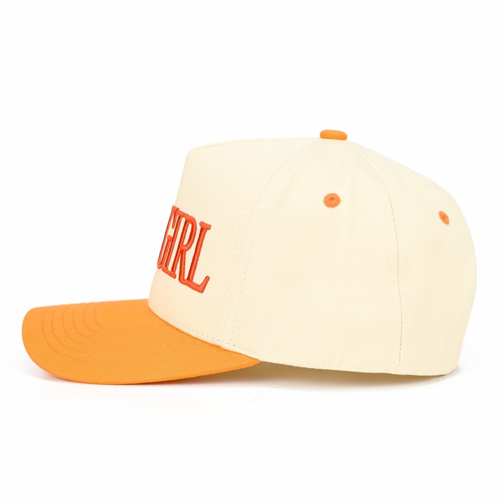 C.C TCM0098 Two Tone Canvas Embroidered "SHOWGIRL" Baseball Cap - Snap Back Closure - One Size Fits Most - 100% Cotton view 4
