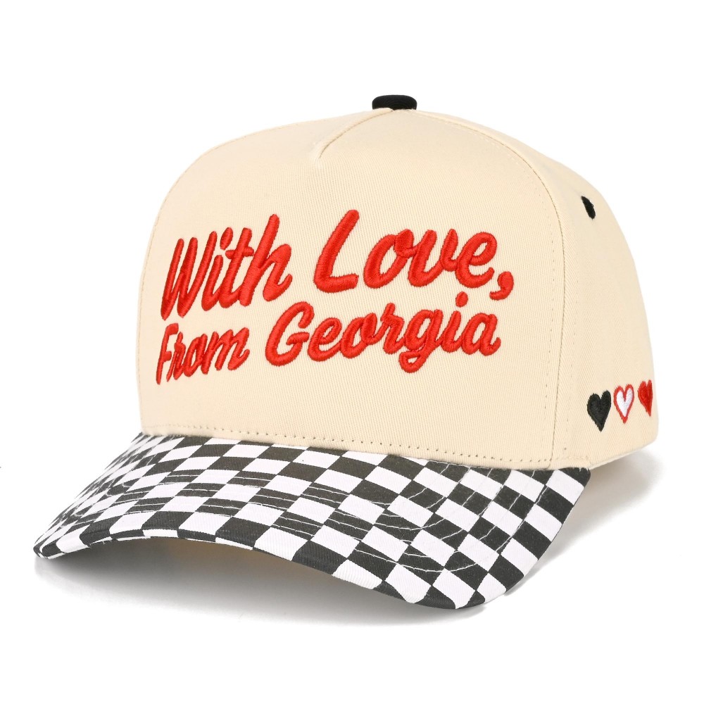 TCM0202 "With Love, From (Your State)" Embroidered Camo Baseball Cap - One Size Fits Most - Snap Back Closure - 100% Cotton view 4