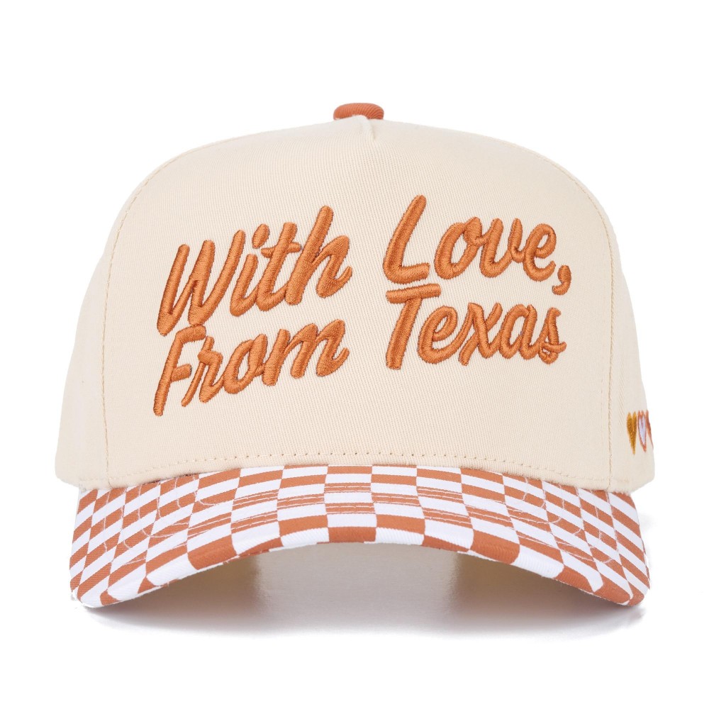 TCM0202 "With Love, From (Your State)" Embroidered Camo Baseball Cap - One Size Fits Most - Snap Back Closure - 100% Cotton view 2
