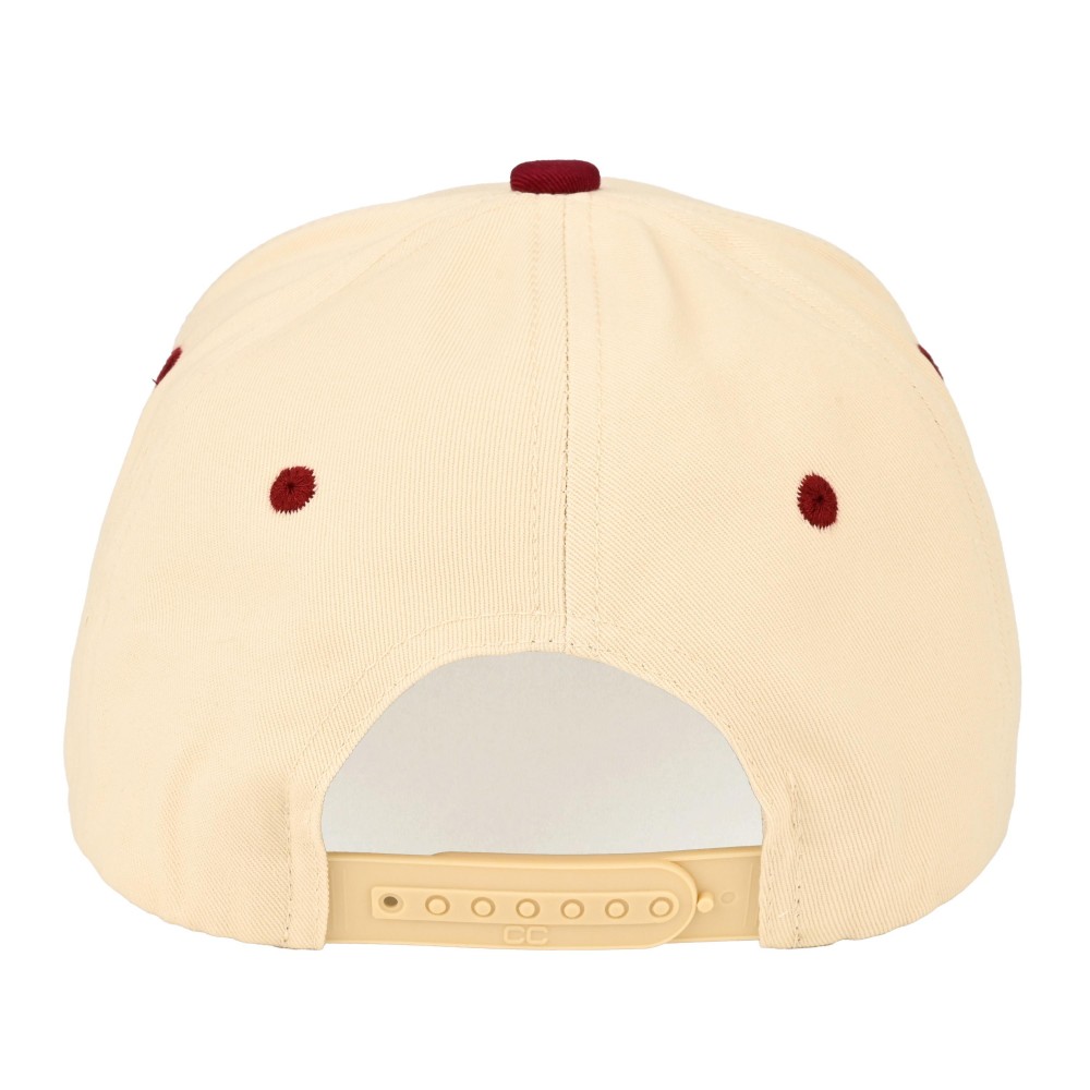 C.C TCM0013 Two Tone "SUNDAY FOOTBALL" Canvas Embroidered Baseball Cap - Snap Back Closure - One Size Fits Most - 100% Cotton view 6