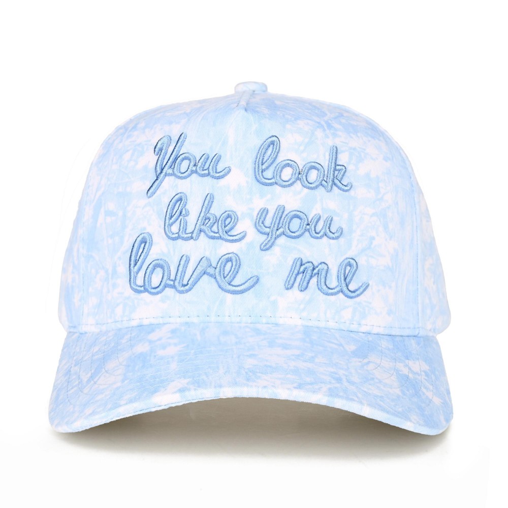 C.C TCM0052 "You Look Like You Love Me" Embroidered Three Tone baseball Cap - One Size Fits Most - Snap Back Closure - 100% Cotton view 2
