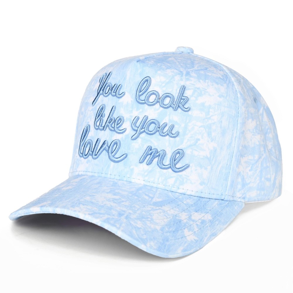 C.C TCM0052 "You Look Like You Love Me" Embroidered Three Tone baseball Cap - One Size Fits Most - Snap Back Closure - 100% Cotton view 4