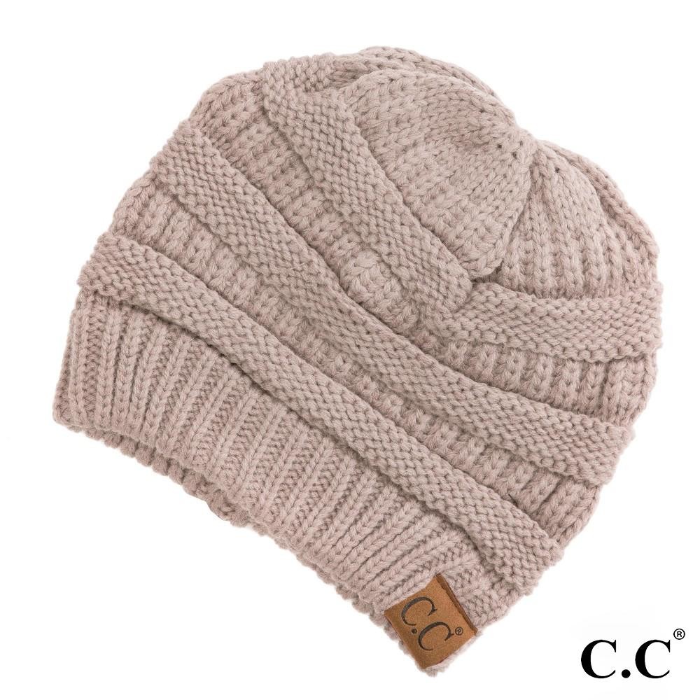 C.C Hat-20A Solid Ribbed Beanie "The Original" Beanie. - One Size - 100% Acrylic - Matches C.C YJ-847, HW-21, MB-20A, and G-20 view 2