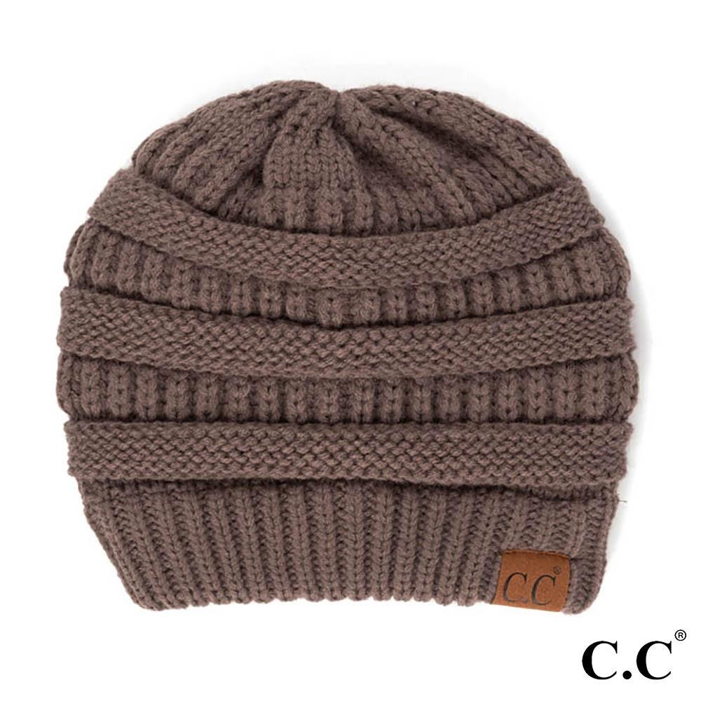 C.C Hat-20A Solid Ribbed Beanie "The Original" Beanie. - One Size - 100% Acrylic - Matches C.C YJ-847, HW-21, MB-20A, and G-20 view 2