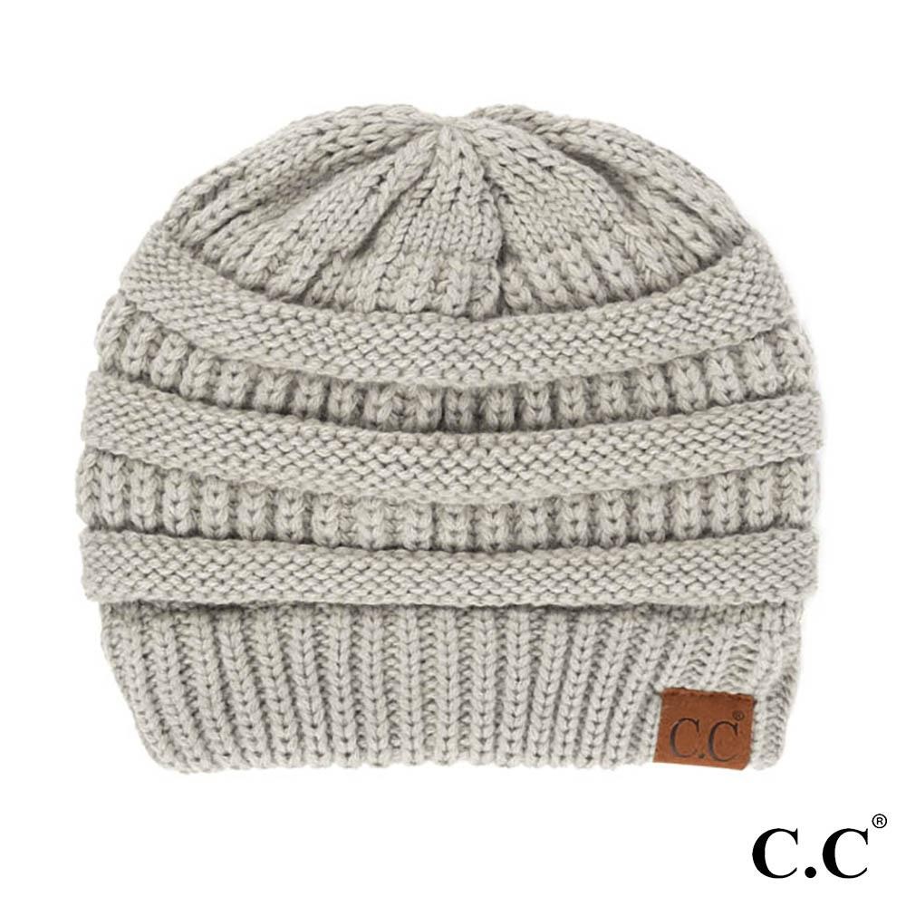 C.C Hat-20A Solid Ribbed Beanie "The Original" Beanie. - One Size - 100% Acrylic - Matches C.C YJ-847, HW-21, MB-20A, and G-20 view 2