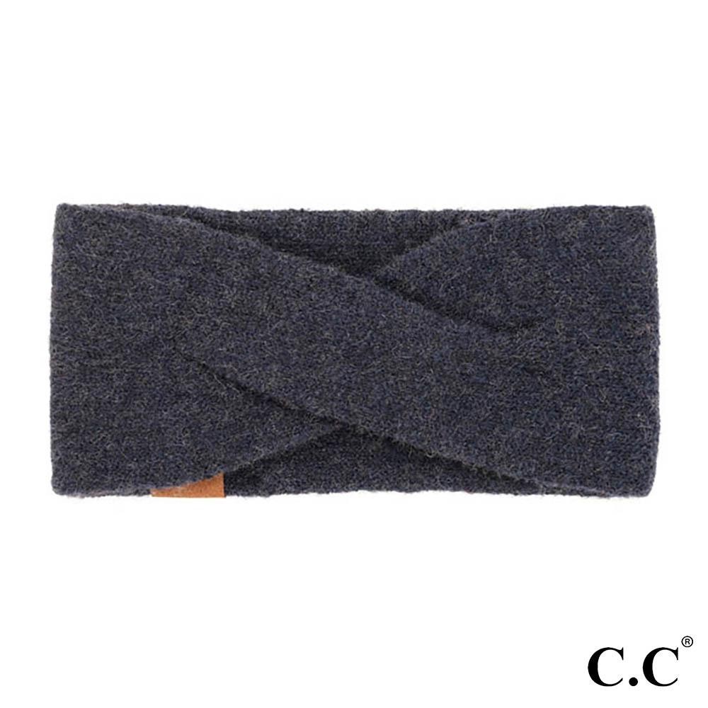 C.C HW-2075 Recycled Yarn Headwrap - 61% Recycled Yarn / 24% Polyester / 6% Cashmere / 5% Wool / 4% Spandex - One Size Fits Most view 2
