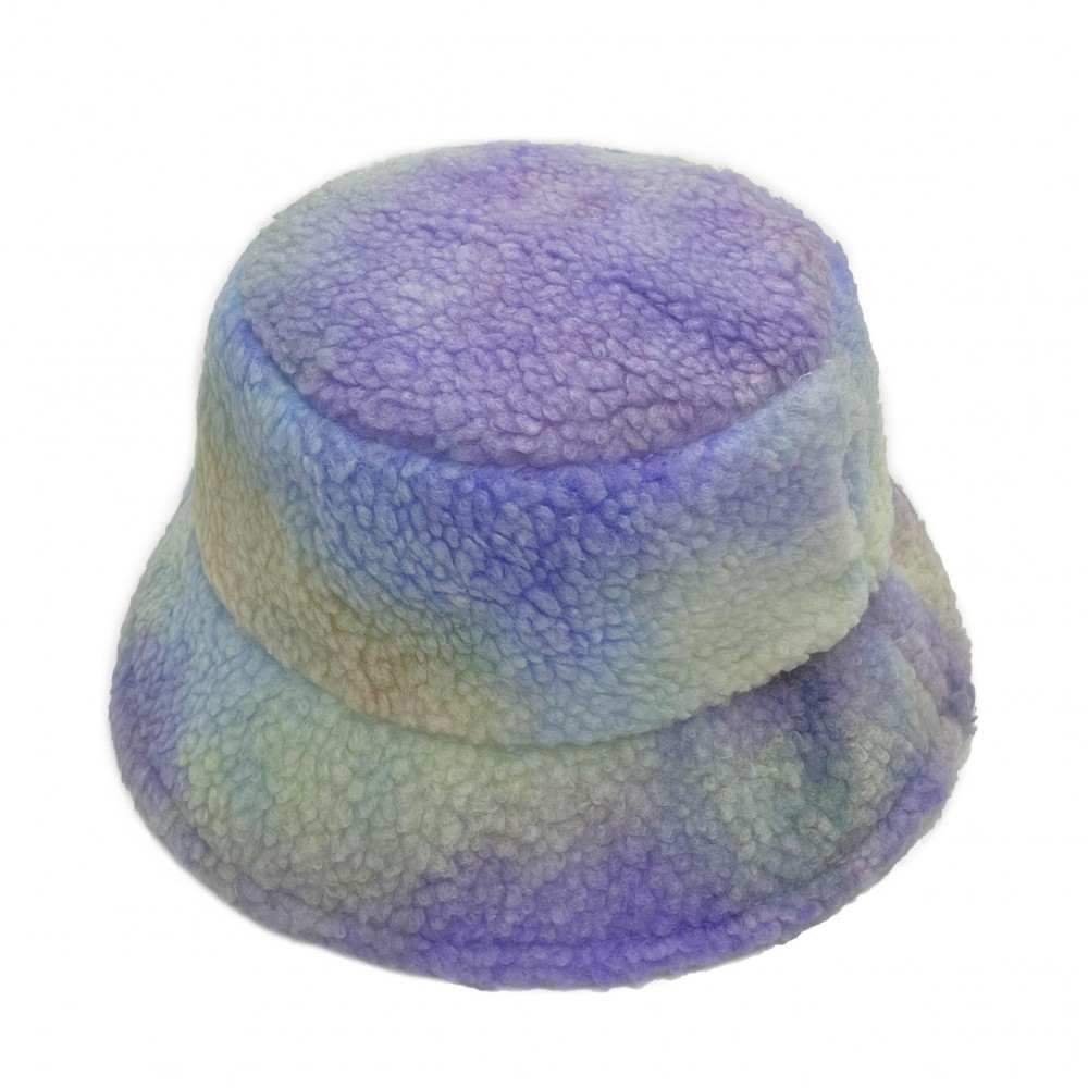 Do Everything In Love Multicolor Fur Bucket Hat - One Size Fits Most - 100% Polyester view 2