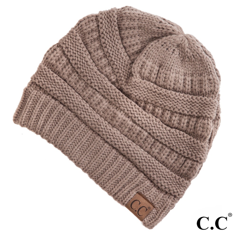 C.C Hat-20A Solid Ribbed Beanie "The Original" Beanie. - One Size - 100% Acrylic - Matches C.C YJ-847, HW-21, MB-20A, and G-20 view 2