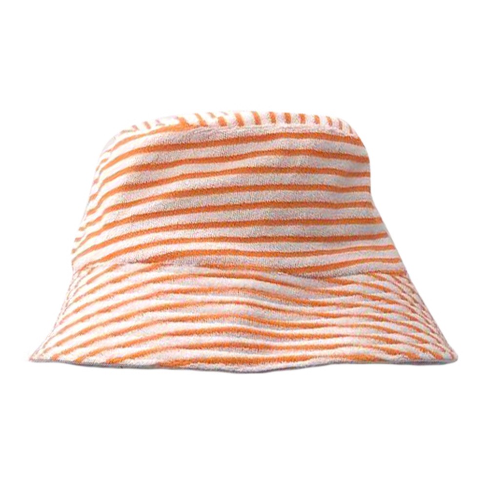 Striped Terrycloth Bucket Hat - One Size Fits Most - 100% Polyester view 2