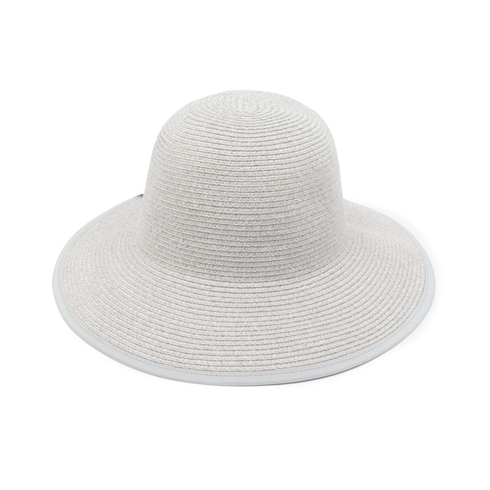Sun Hat With Open Bow Back - One Size Fits Most - Velcro Back - Hat Brim Approximately 3.75" W - 100% Polyester view 2