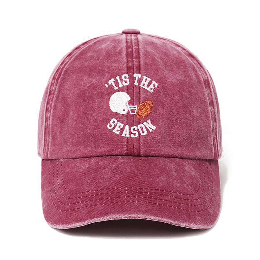 'Tis The Season Baseball Cap - One Size Fits Most - Adjustable Buckle - 100% Cotton view 2