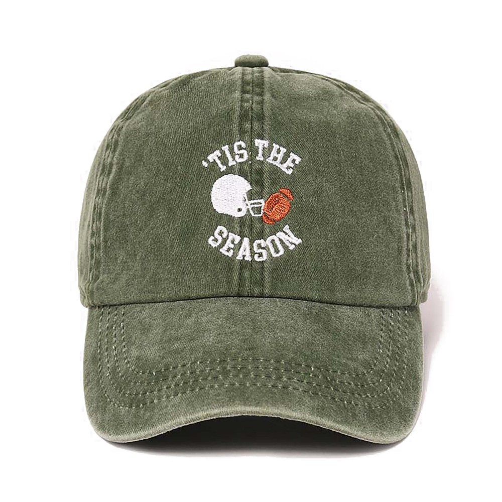 'Tis The Season Baseball Cap - One Size Fits Most - Adjustable Buckle - 100% Cotton view 2