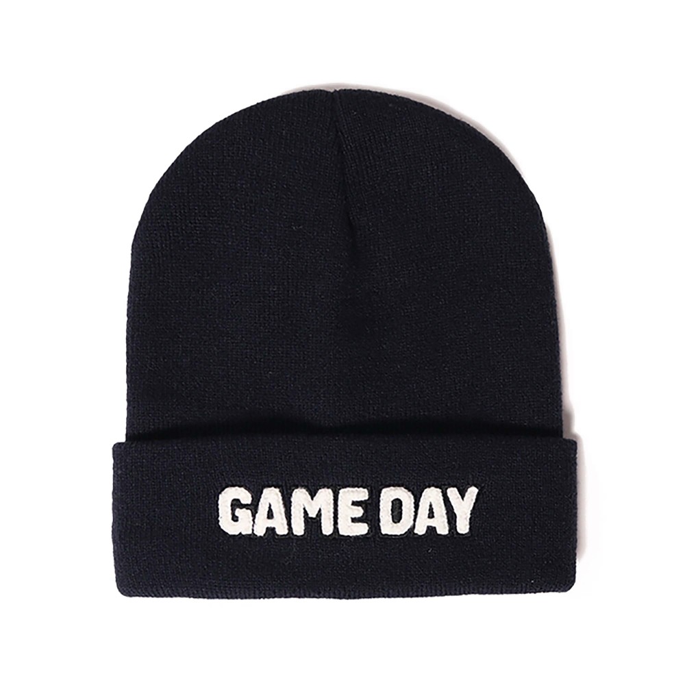 Game Day Chenille Patch Knit Beanie - One Size Fits Most - 100% Acrylic view 2