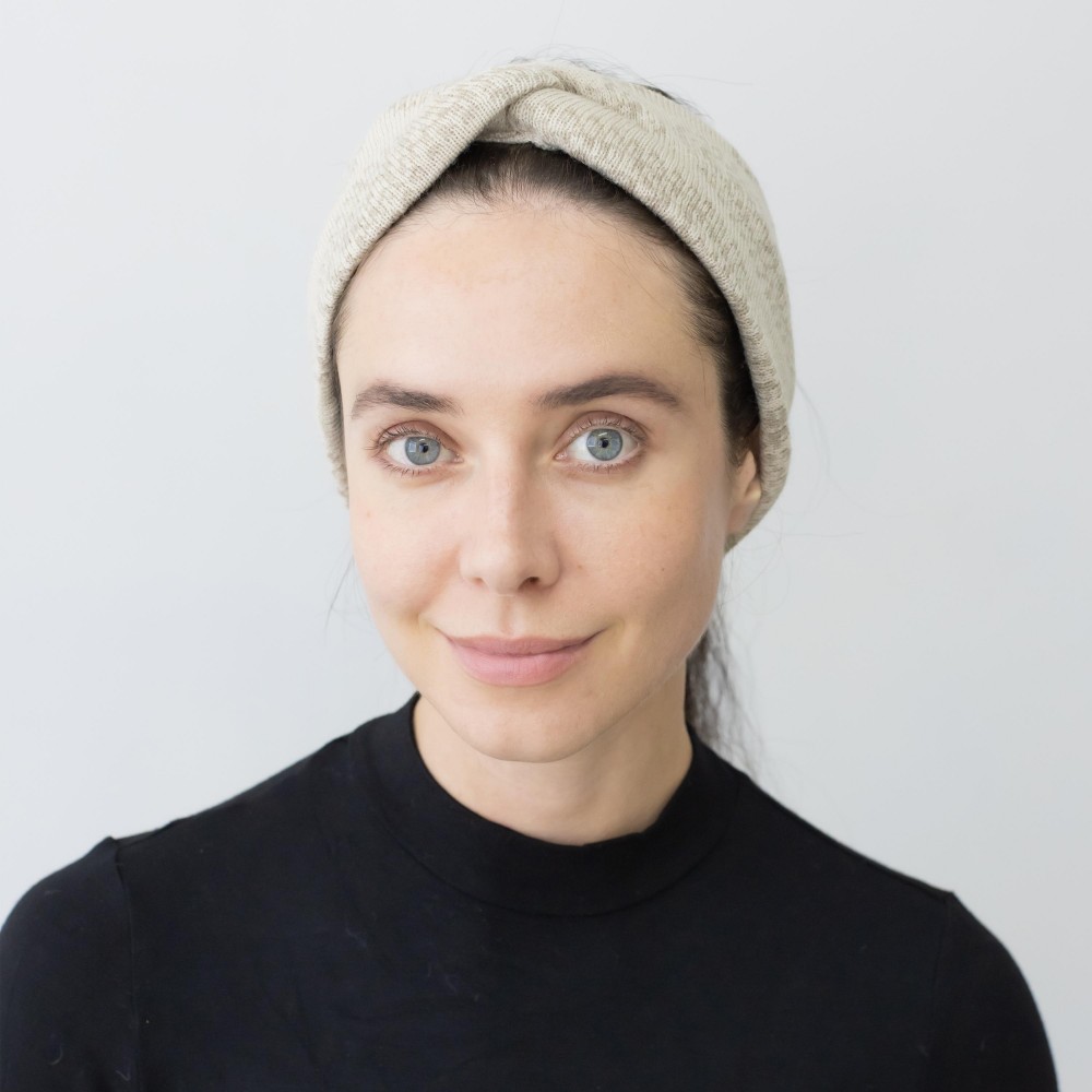 Knit Pasiley Criss-Cross Headwrap. - One Size Fits Most - 100% Polyester view 4