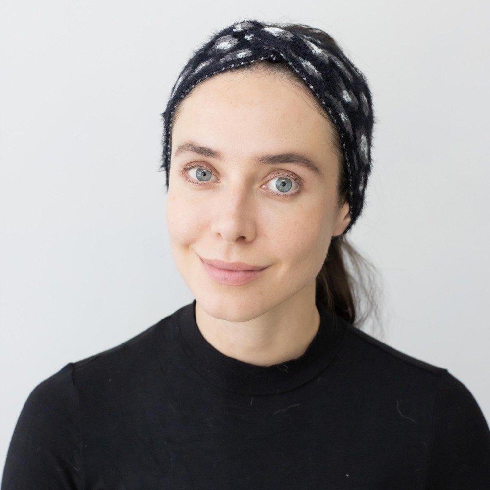 Fuzzy Knit Leopard Print Criss-Cross Headwrap. - One Size Fits Most - 100% Polyester view 4
