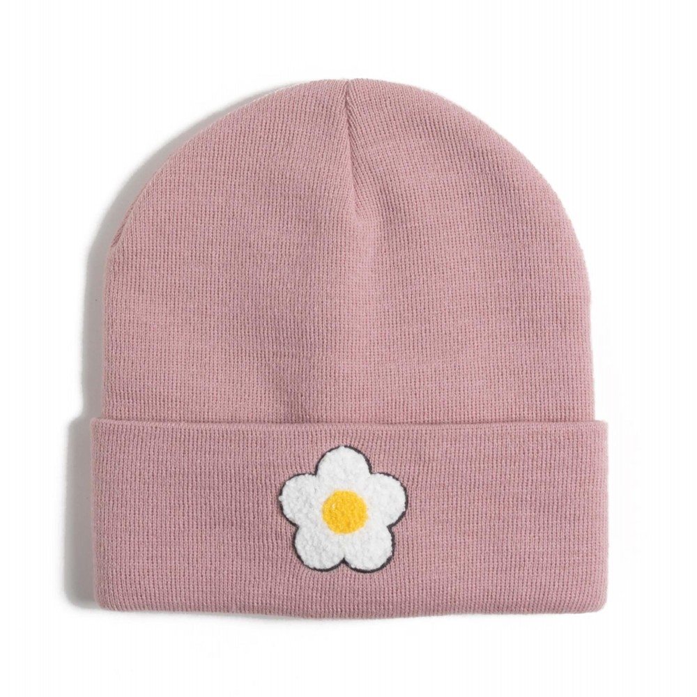 Daisy Icon Knit Beanie - One Size Fits Most - 100% Acrylic view 2