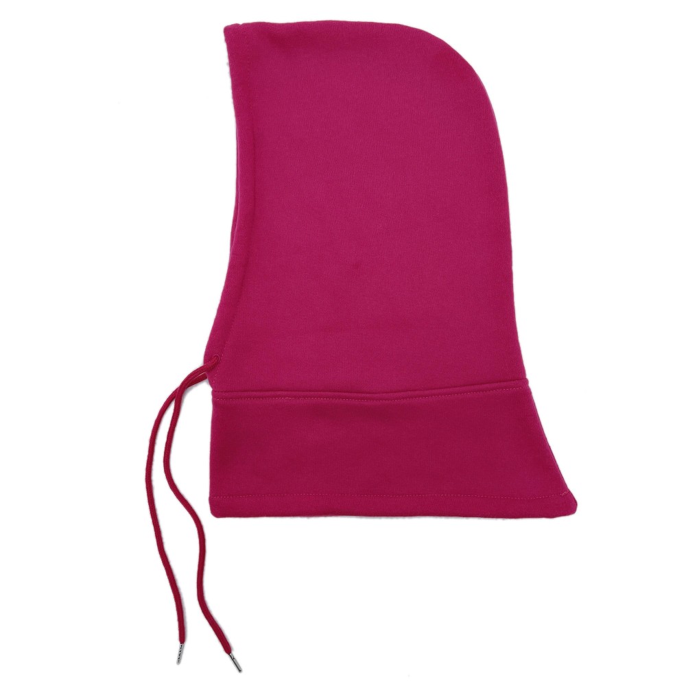 Fleece Scarf Hood With Drawstring - One Size - 100% Polyester view 6