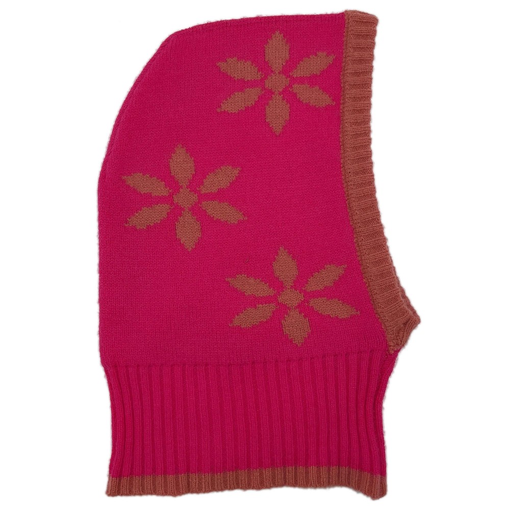 Do Everything In Love Flower Knit Hood - One Size Fits Most - 100% Acrylic view 2