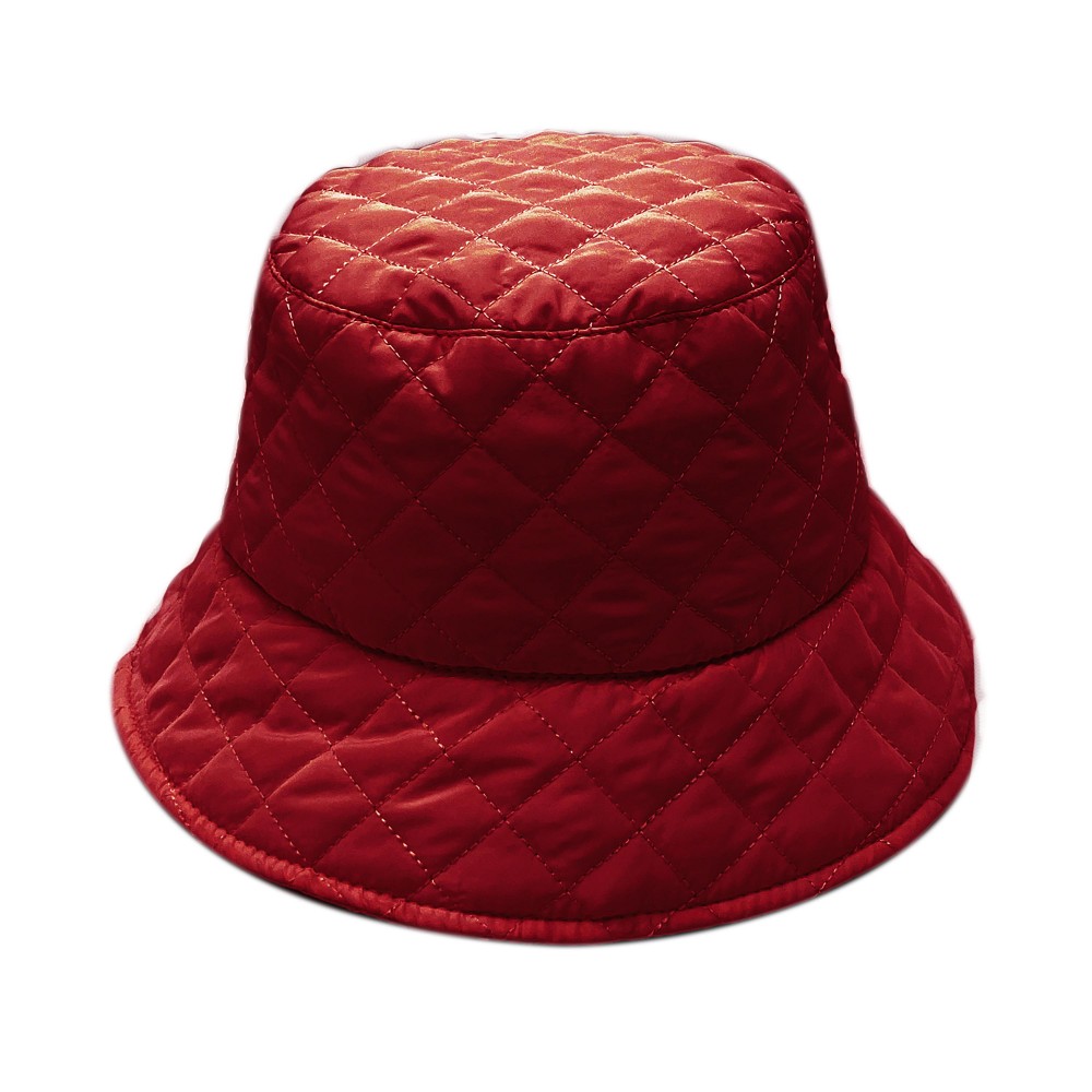 Do Everything In Love Quilted Bucket Hat - One Size Fits Most - Adjustable Drawstring & Lined - 100% Polyester view 2