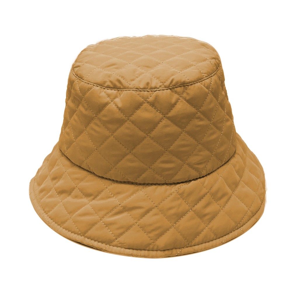 Do Everything In Love Quilted Bucket Hat - One Size Fits Most - Adjustable Drawstring & Lined - 100% Polyester view 2