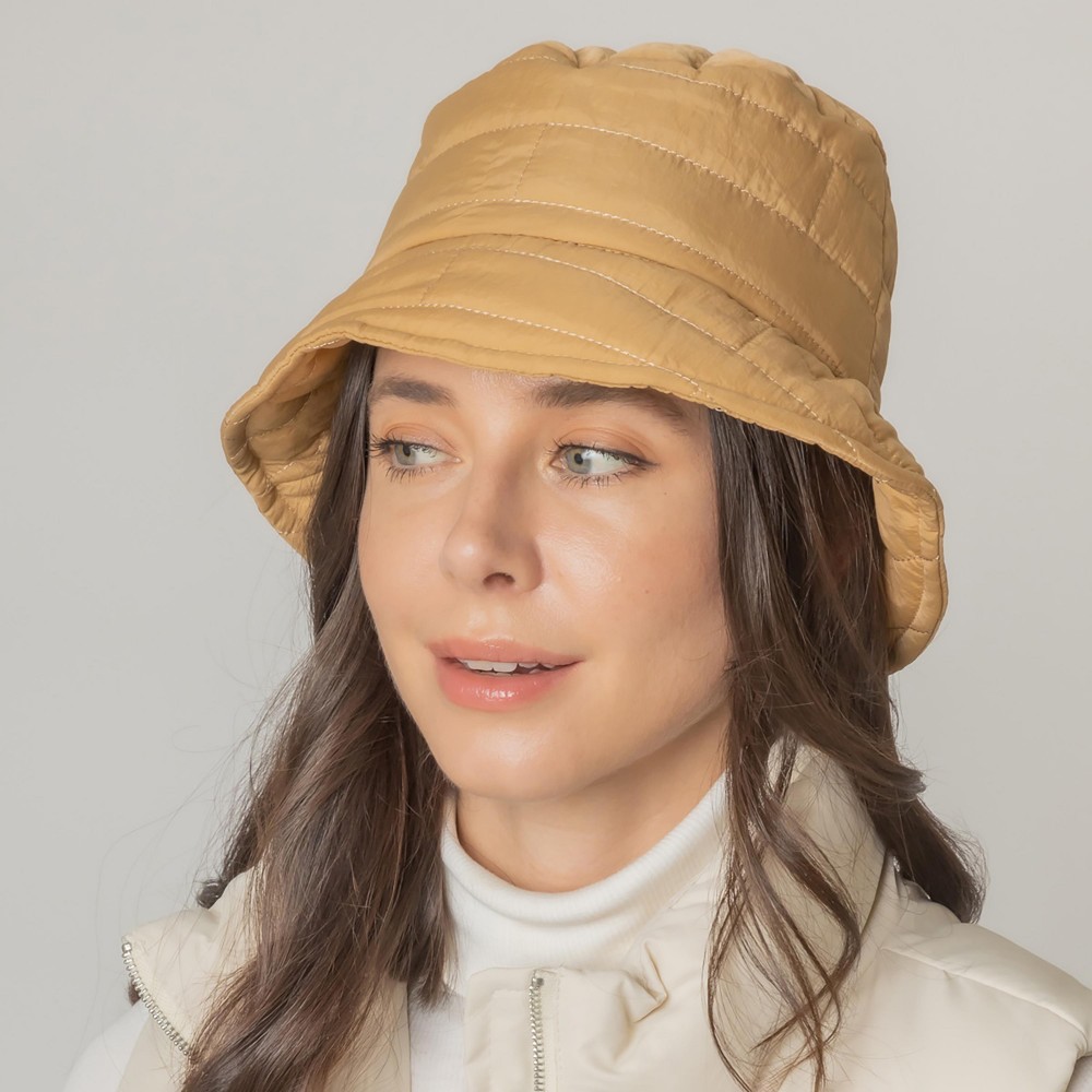 Do Everything In Love Bucket Hat - One Size Fits Most - 100% Polyester - Adjustable Drawstring /Lined Bucket Hat view 4