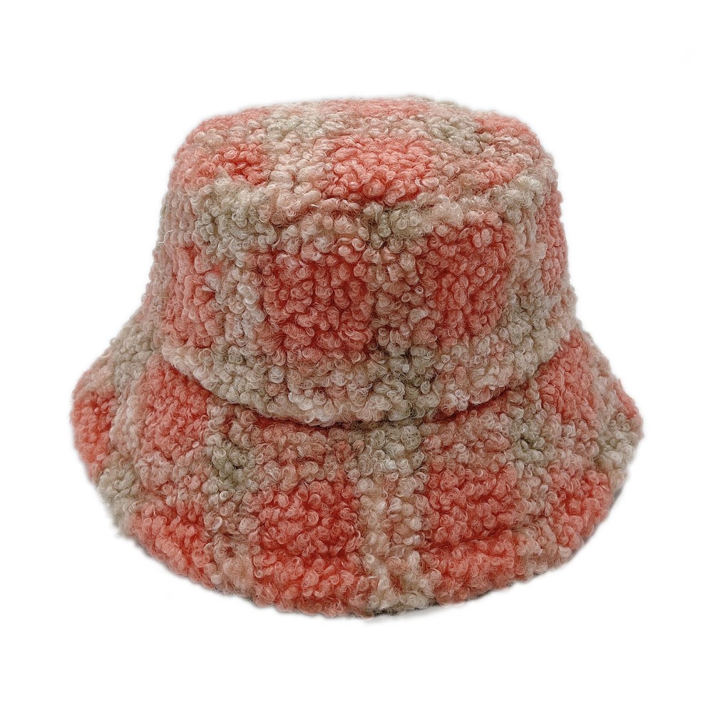 Do Everything In Love Fuzzy Bucket Hat - One Size Fits Most - Adjustable Drawstring /Lined Bucket Hat - 100% Polyester view 6