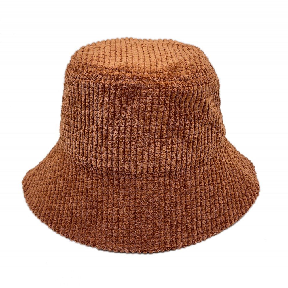 Corduroy Bucket Hat. - Adjustable Drawstring Inside Hat - One Size Fits Most - 100% Polyester view 2