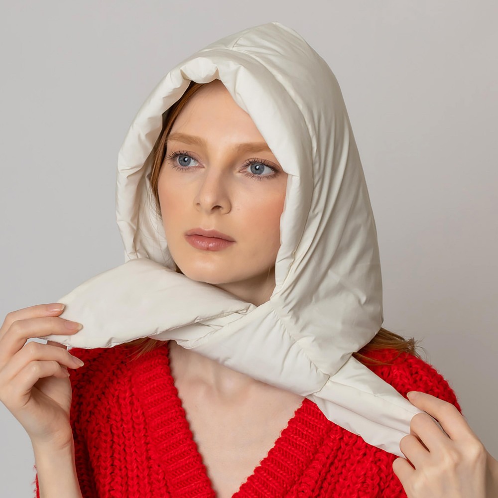 Do Everything In Love Removable Hood With Ties - One Size Fits Most - 100% Polyester view 2