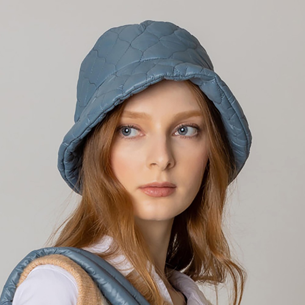Do Everything In Love Quilted Bucket Hat - One Size Fits Most - 100% Polyester - Adjustable Drawstring view 2