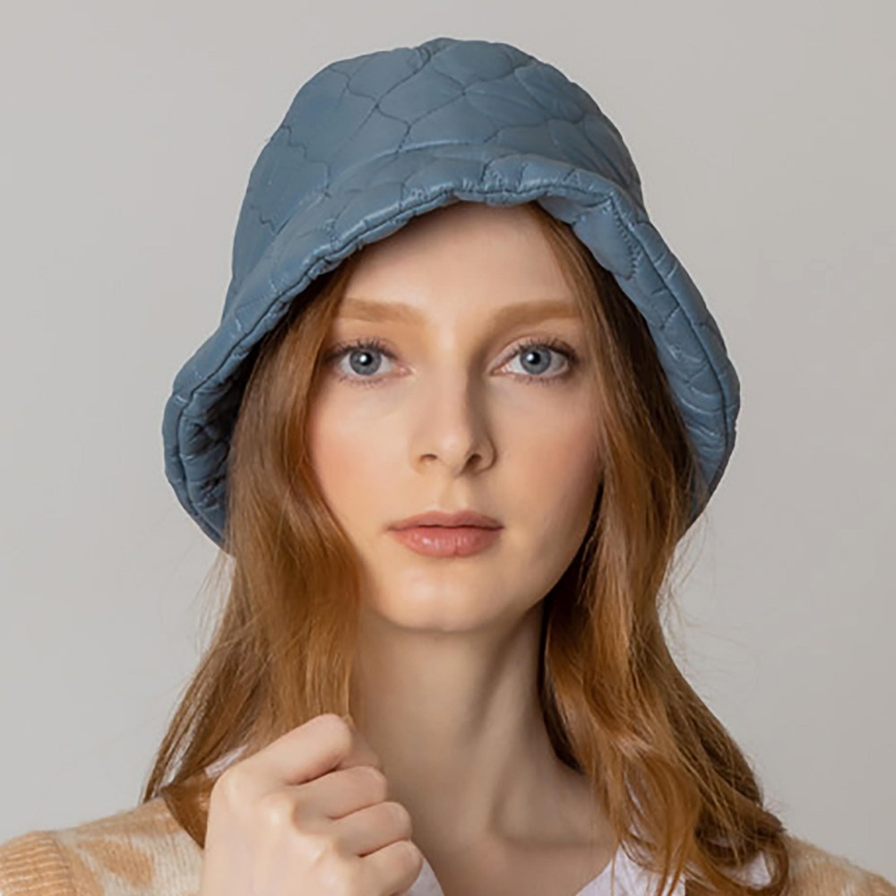 Do Everything In Love Quilted Bucket Hat - One Size Fits Most - 100% Polyester - Adjustable Drawstring view 4