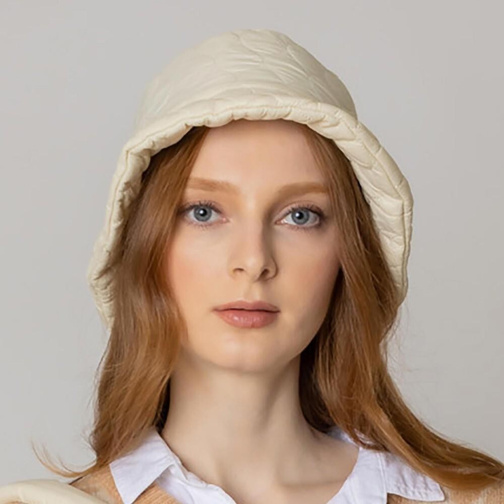 Do Everything In Love Quilted Bucket Hat - One Size Fits Most - 100% Polyester - Adjustable Drawstring view 2