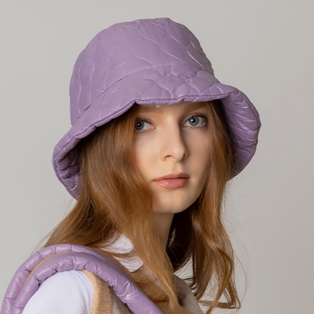 Do Everything In Love Quilted Bucket Hat - One Size Fits Most - 100% Polyester - Adjustable Drawstring view 2